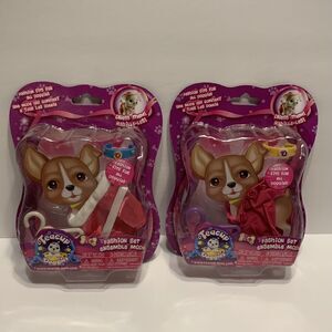2 New Teacup Doggies Dog Fashion Set Clothes Hanger
